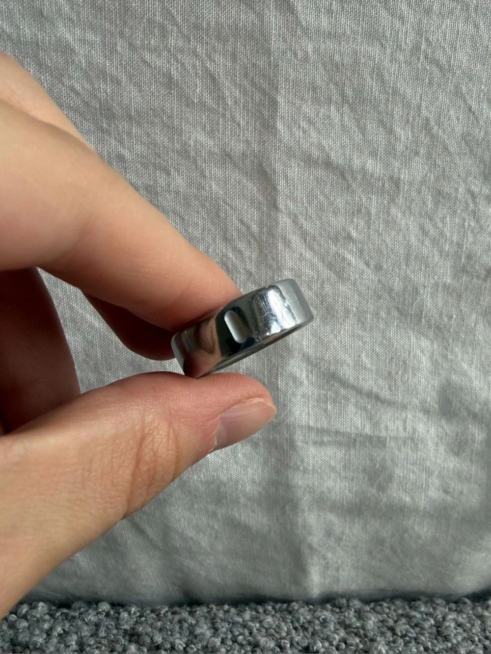 Oura Ring Gen 4 Silver Size 8